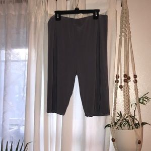 Grey biker shorts